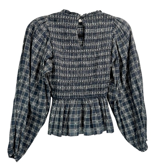 The Great. The Contessa Ling Sleeve Peplum Top - Picture 6 of 9